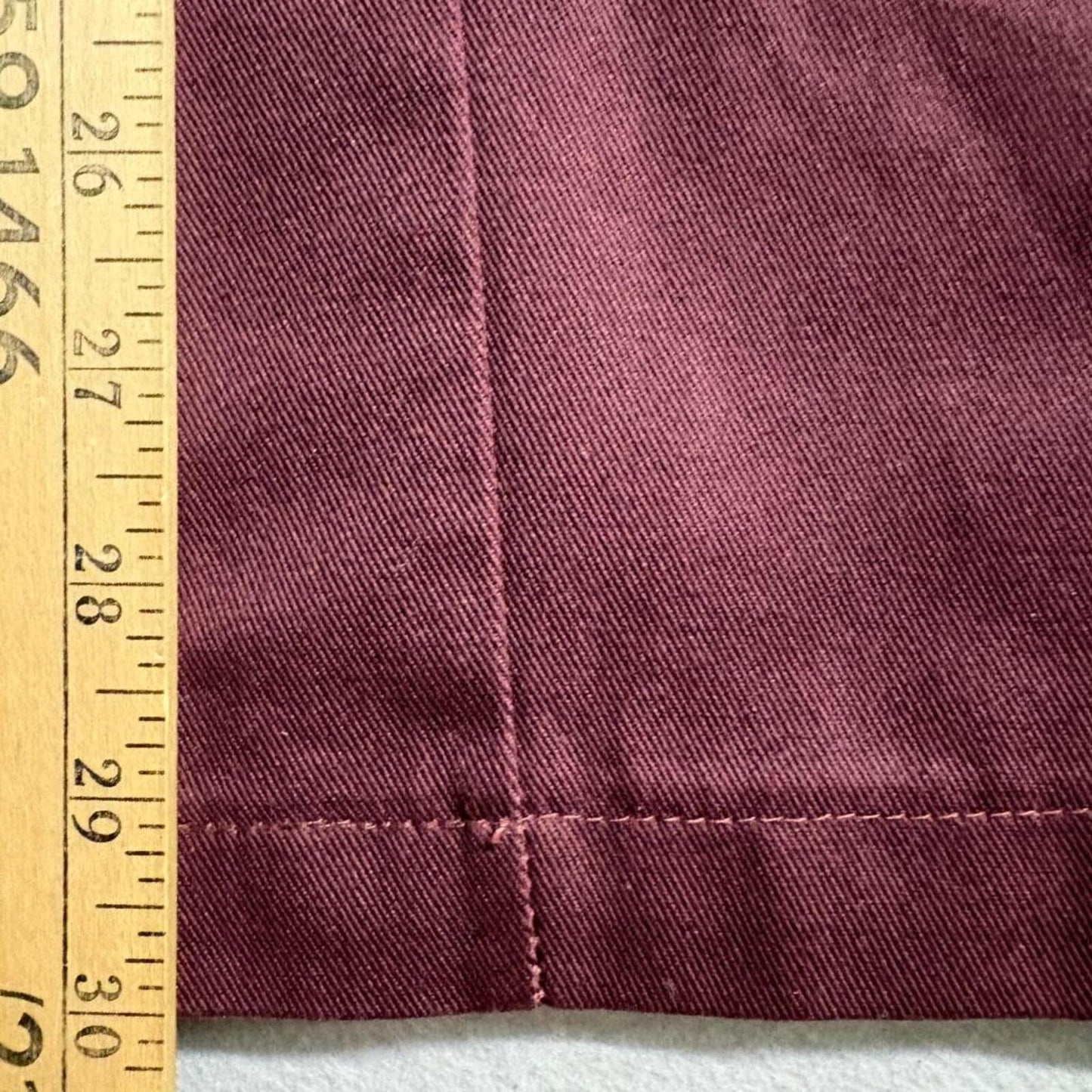 Dickies 874 Original Fit Work Pants Mens 34x32 Maroon Burgundy Twill Chino 33x30