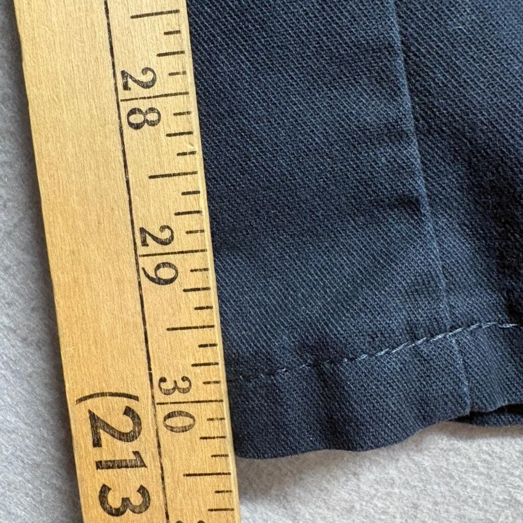 Genuine Dickies Mens Pants 36x32 Navy Blue Flat Front Workwear Chino