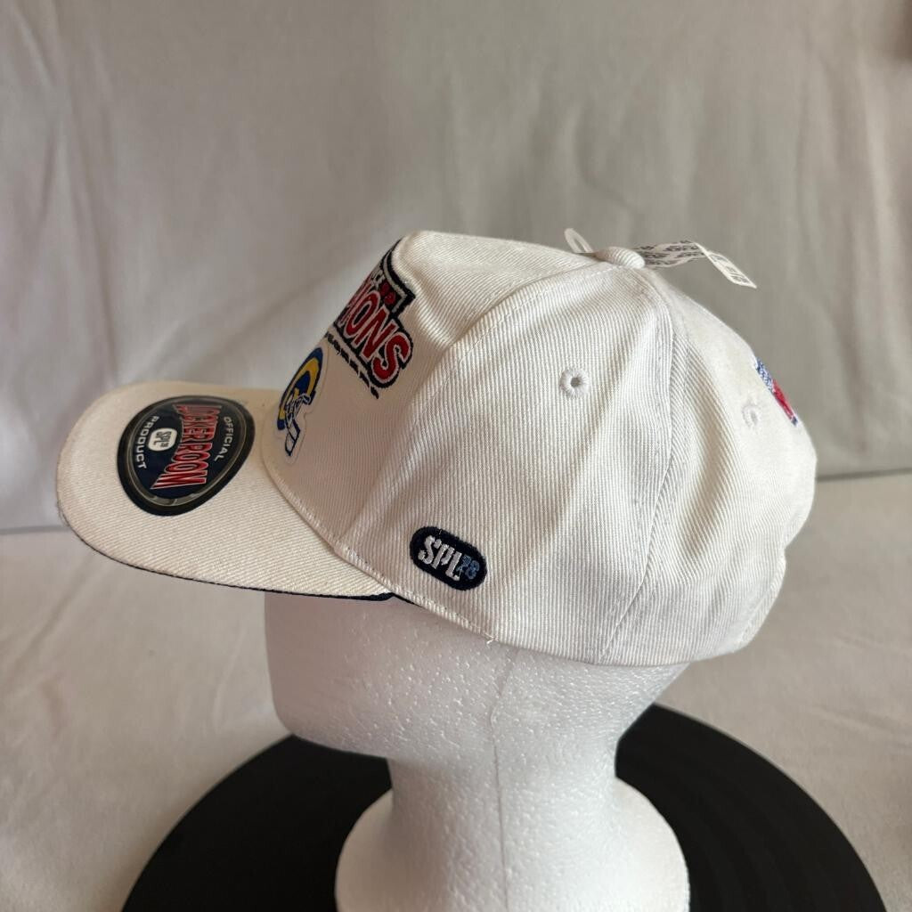 Vintage St Louis Rams 1999 NFC Champions Hat SPL28 Locker Room Snapback Cap New
