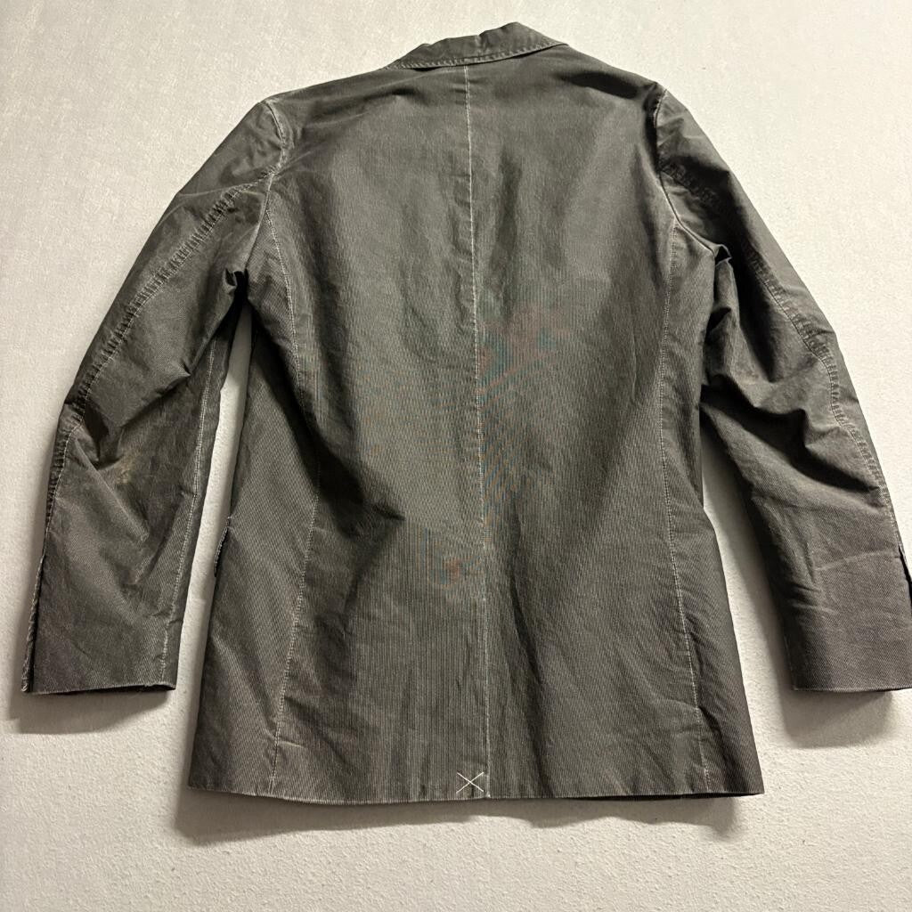 INC International Concepts Blazer Mens Small Gray Corduroy 2 Button Sport Coat