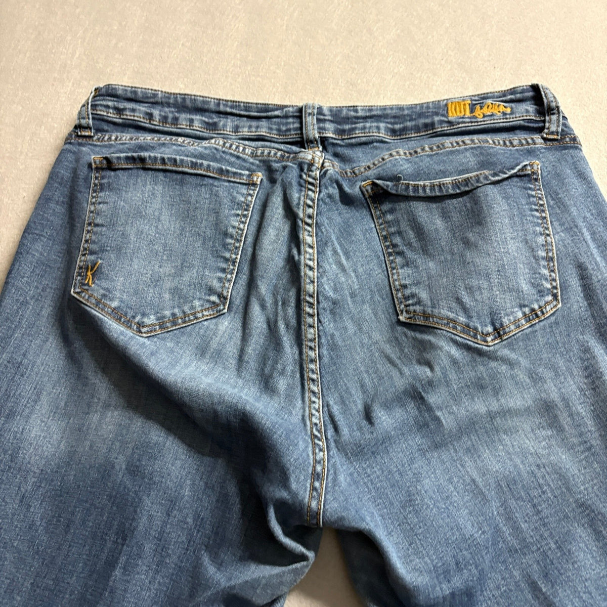 Kut from the Kloth Katy Boyfriend Jeans Womens Size 18W Blue Denim Stretch