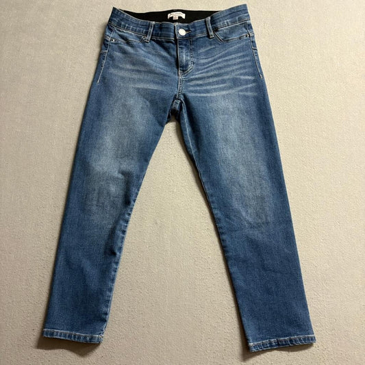 Juicy Couture Jeans Womens 6 Blue Denim Cropped Skinny Comfort Waist Stretch
