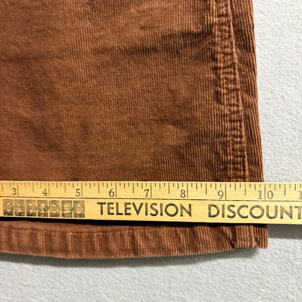 Gap 70s Flare Corduroy Pants Womens 27 4R Brown High Rise Stretch Retro