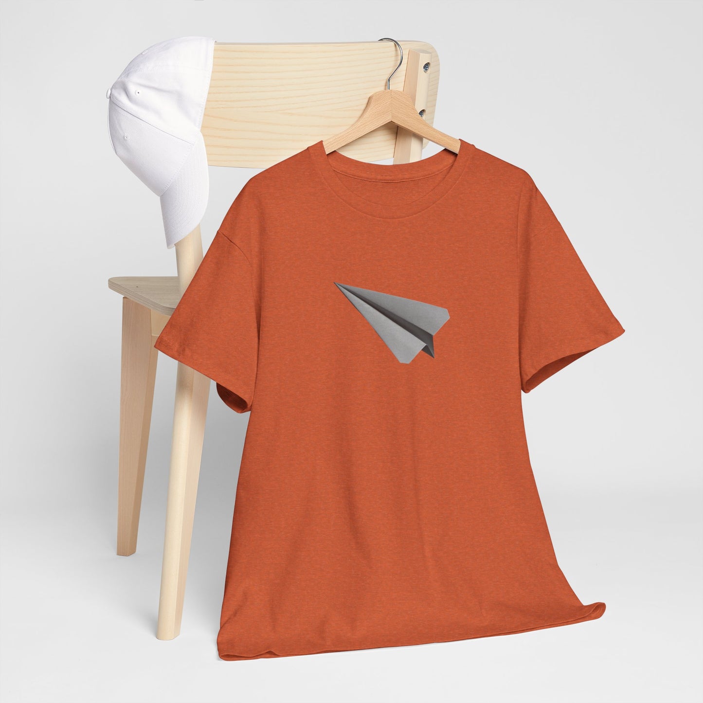 Paper Airplane Unisex Heavy Cotton Tee