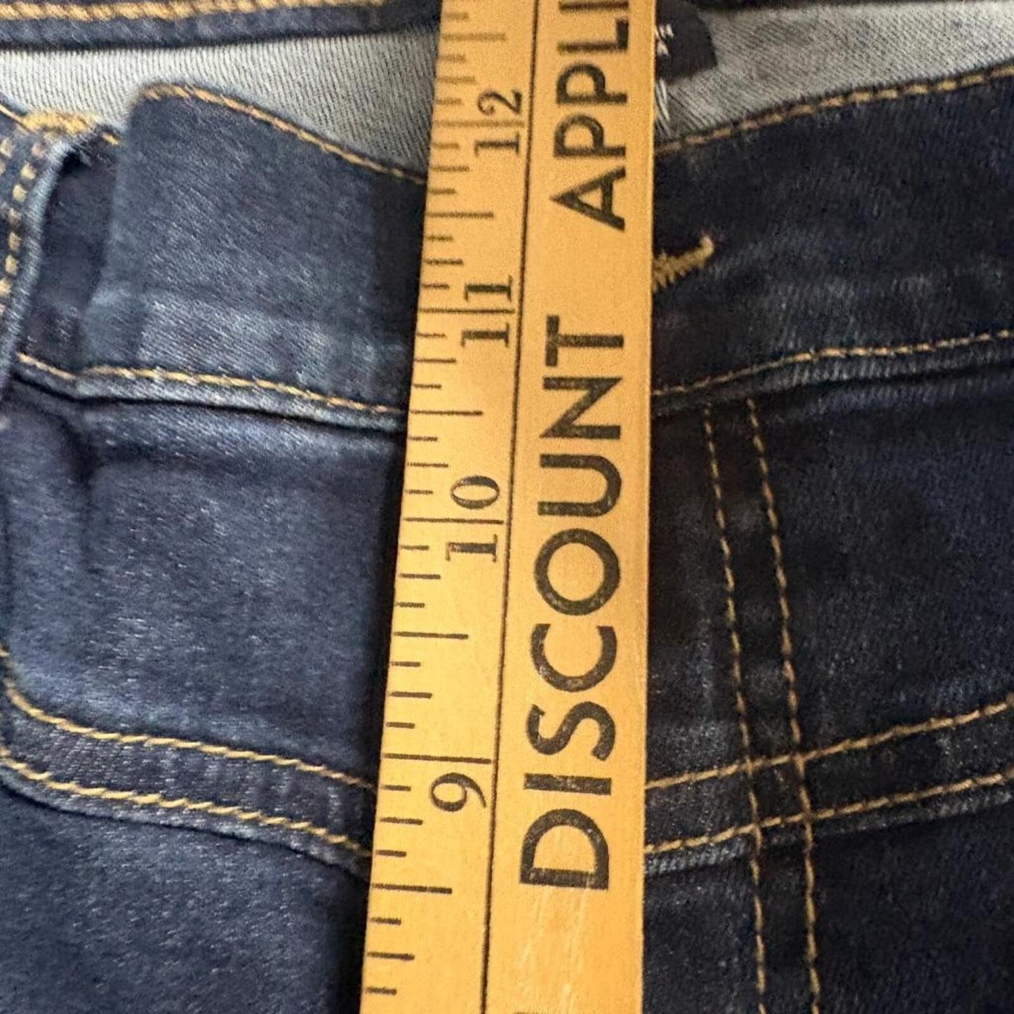 Calvin Klein Jeans Womens 16/33 Blue Denim Repreve Stretch Bootcut Jeans