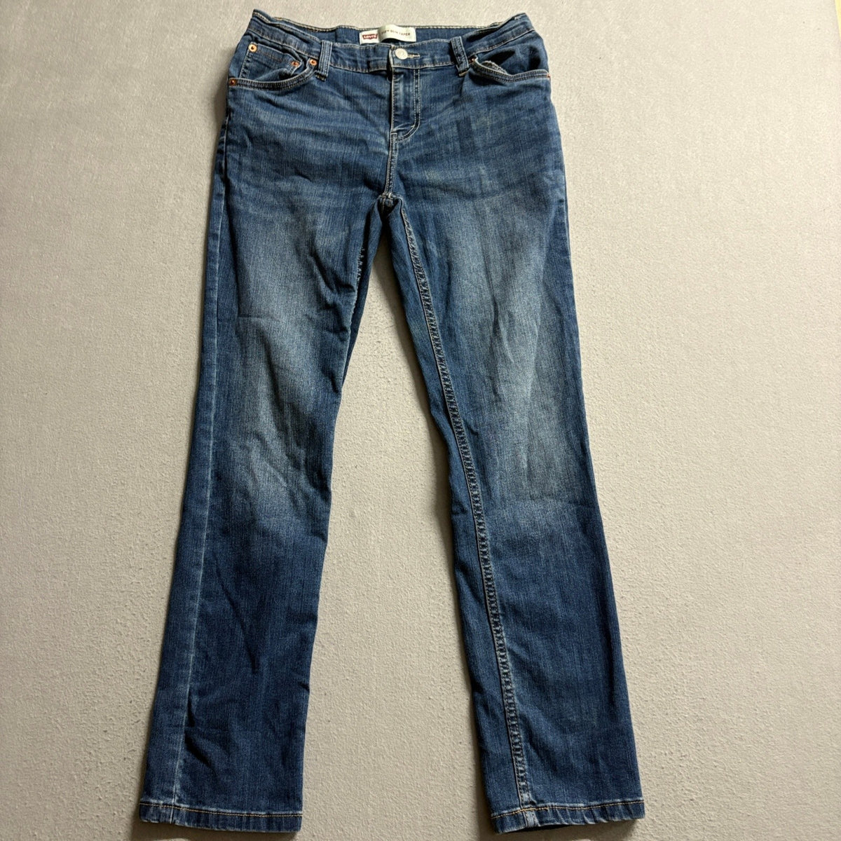 Levis 512 Slim Taper Jeans Boys Size 18 Reg Blue Denim Pants W29 x L29