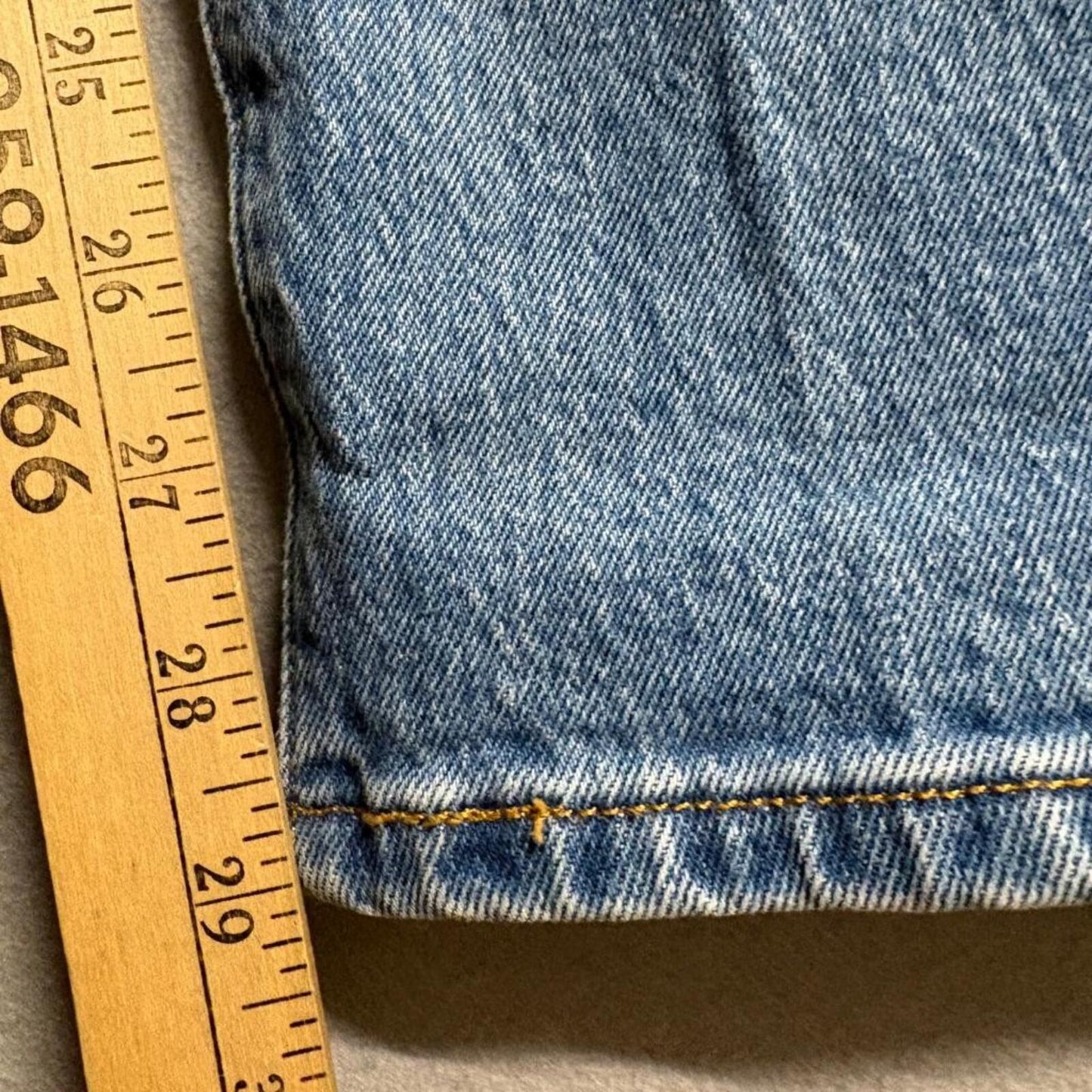 Levi's 501 Original Fit Jeans Womens W23 L30 Blue Denim Distressed Button Fly