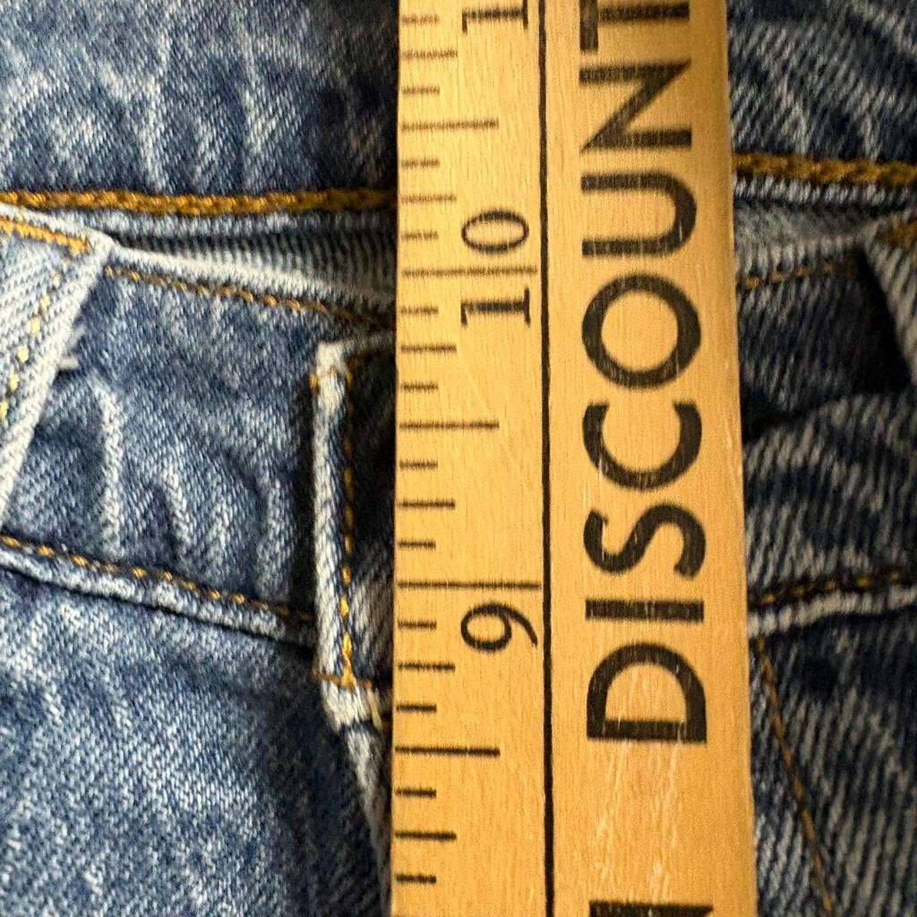 Levis 501 Original Fit Jeans Womens W26 L30 Blue Denim Button Fly Stretch