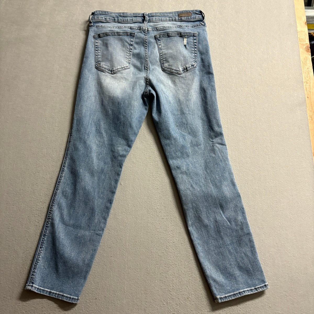 Kut from the Kloth High Rise Ankle Slim Straight Leg Jeans Womens Size 14 Blue
