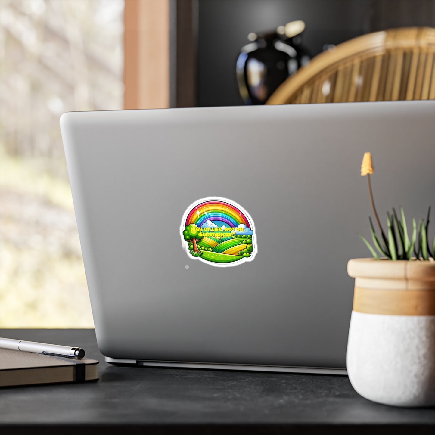 High On Life Not On Substances – Sobriety Sticker