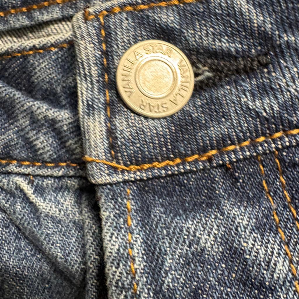 Vanilla Star 90s Boyfriend Jeans Womens 15 Blue Denim Distressed Super High Rise