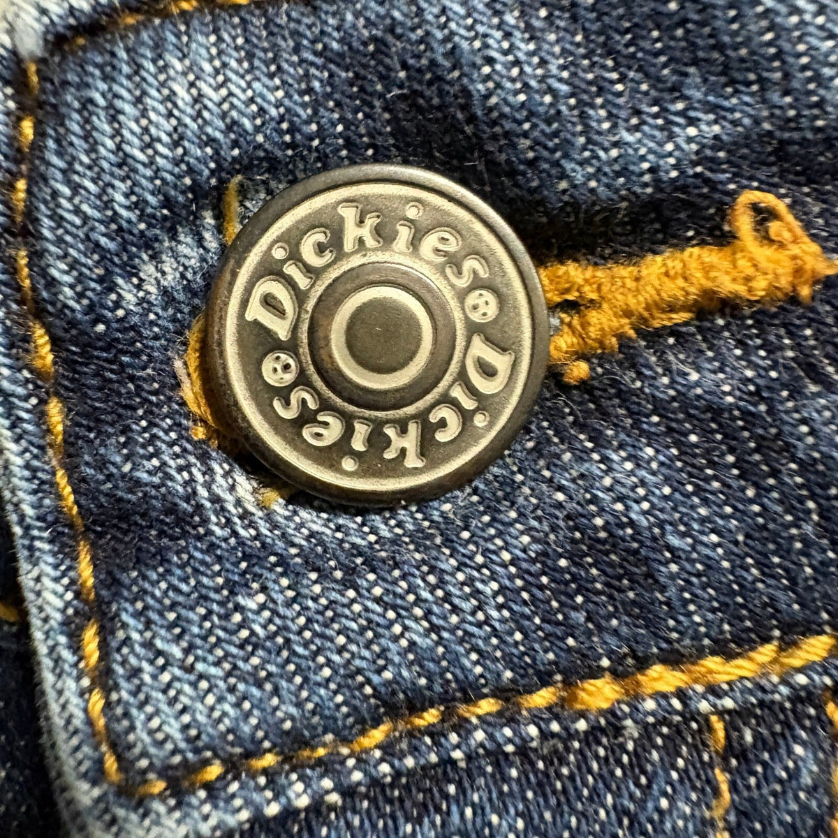 Dickies Womens Low Rise Straight Leg Denim Jeans Blue Size 5 x 30