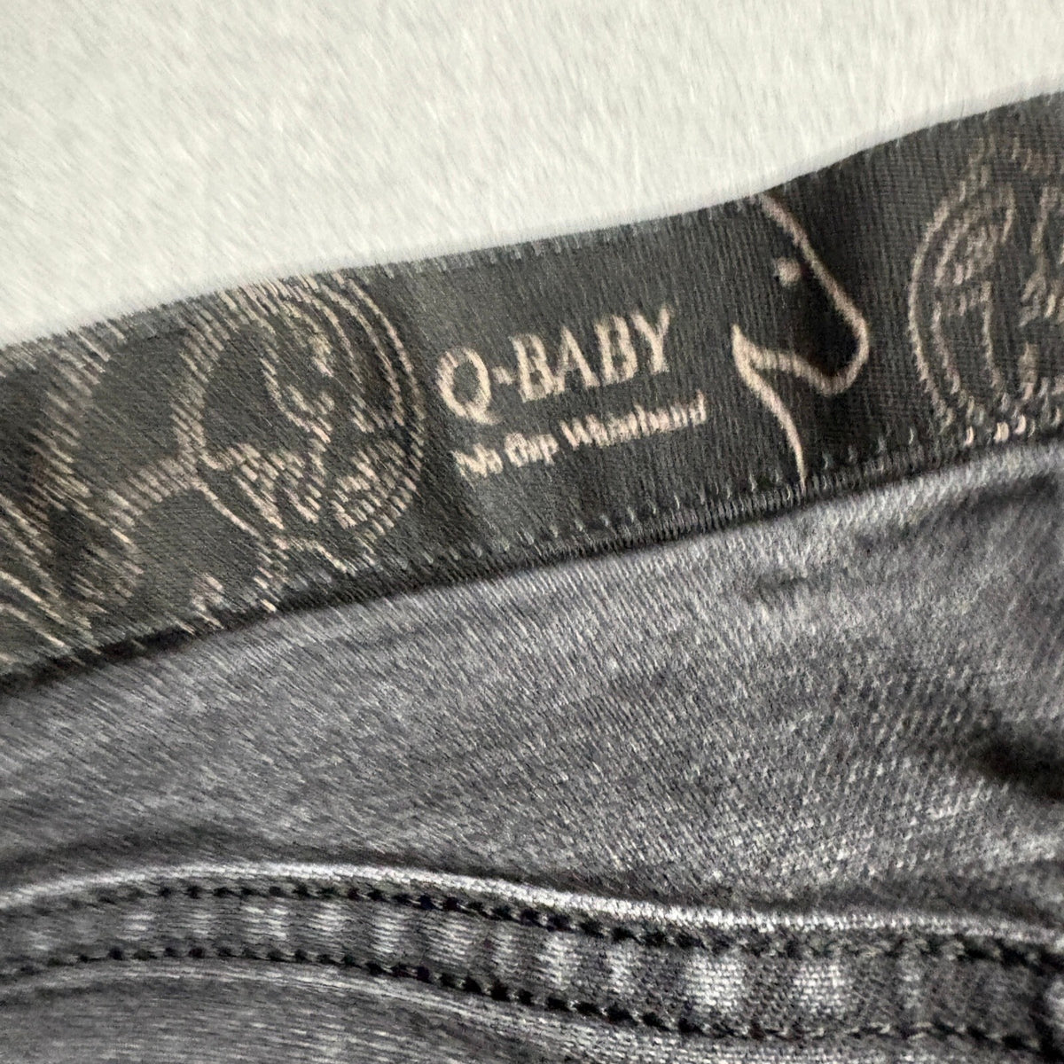 Wrangler Q-Baby Ultimate Riding Jeans Womens 15/16 x 34 Black Stretch Bootcut