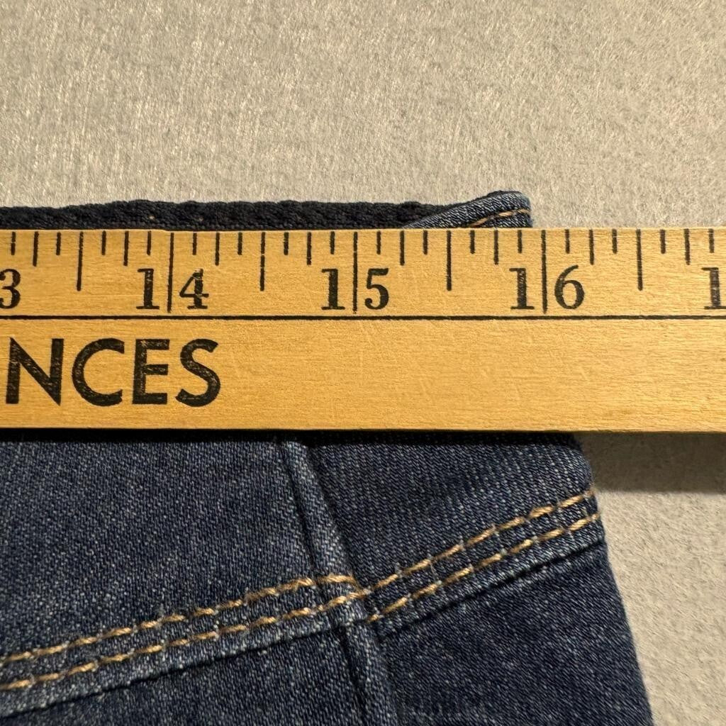 NYDJ Curves 360 Sculpt Pull On Bootcut Jeans Womens Size 14 Dark Wash Stretch