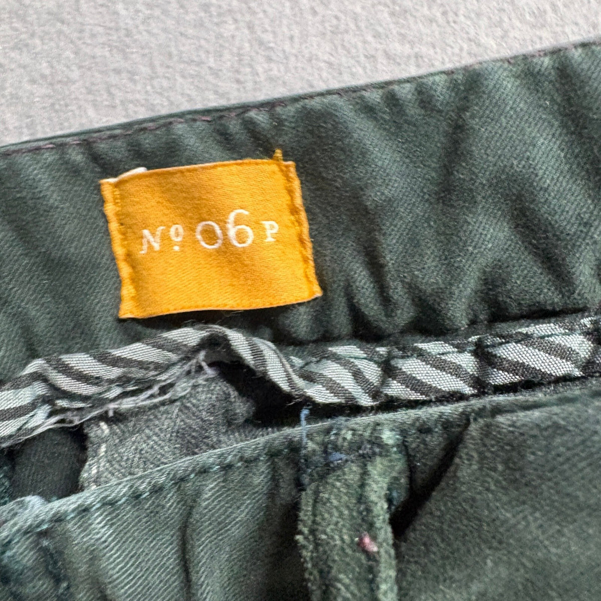 Pilcro and the Letterpress Pants Womens 6P Green Utility Moto Skinny