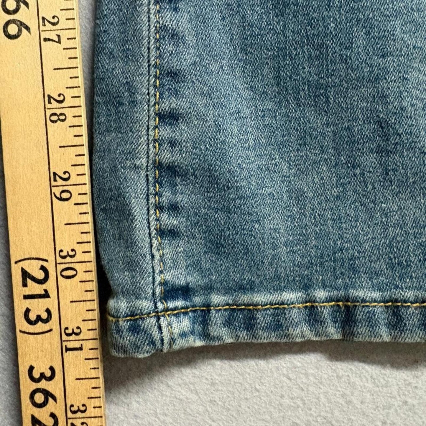 Angel Kiss Flare Jeans Womens Size 5/27 Blue Denim Stretch Bootcut NWT