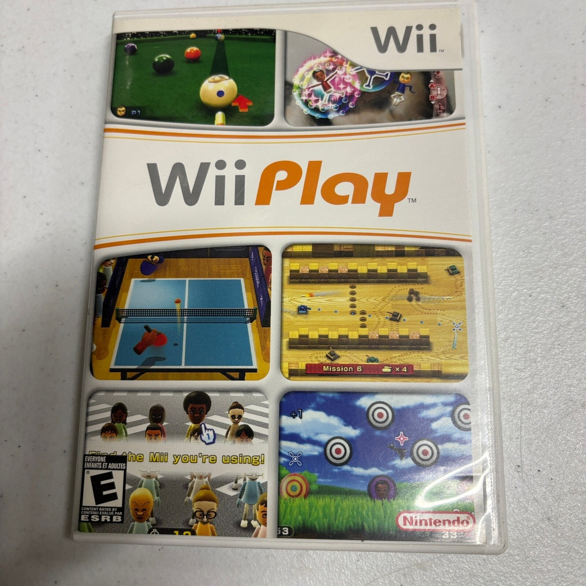 Wii Play Nintendo Wii Game Complete CIB Original Case Manual Tested Works