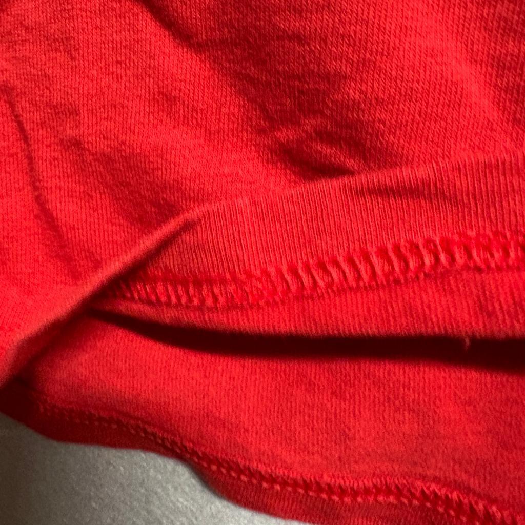Vintage Delta Pro Weight Blank T-Shirt Mens XL Red Single Stitch Made in USA