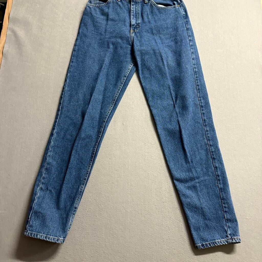 Vintage Riders by Lee Jeans Womens 10L High Rise Tapered Mom Blue Denim USA Made