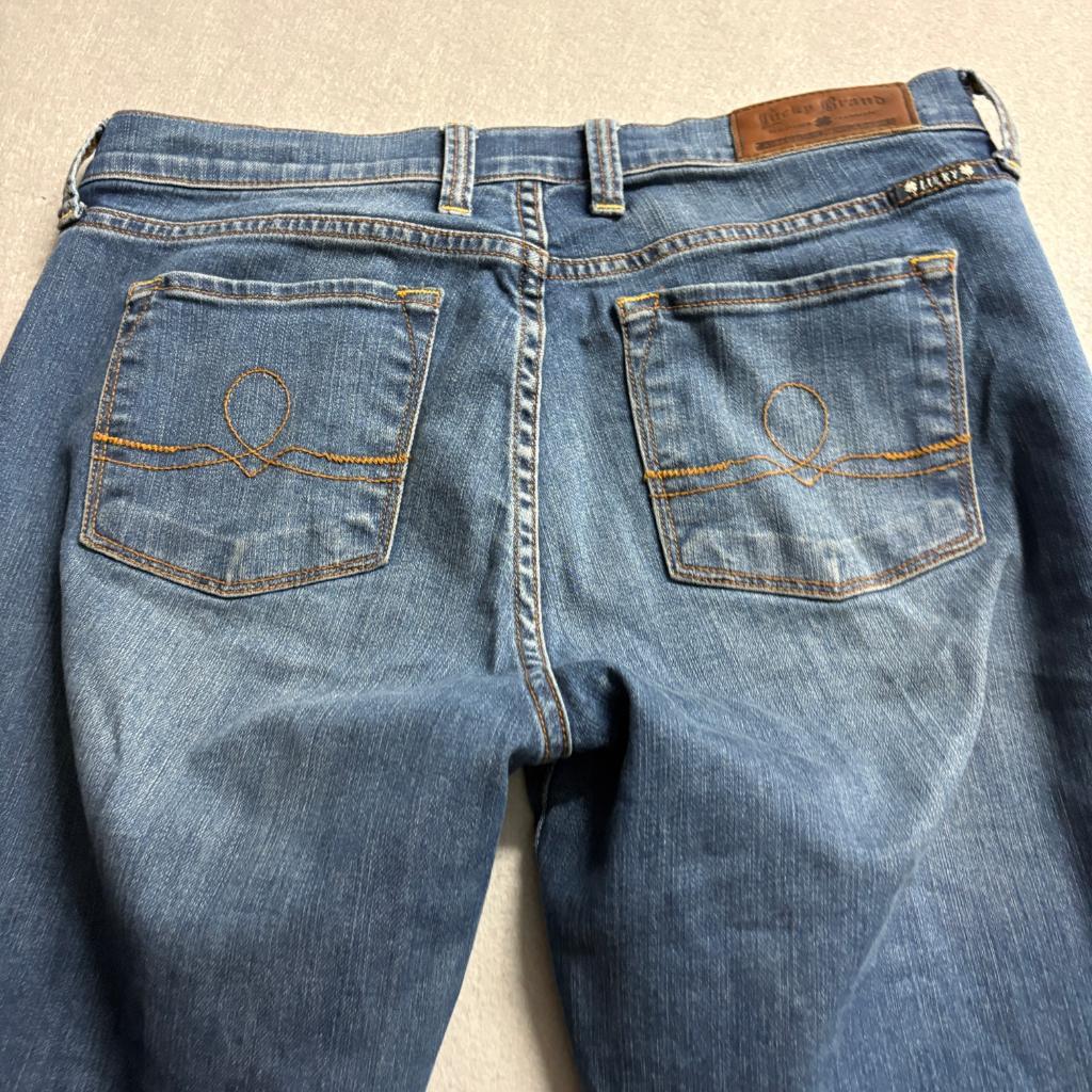 Lucky Brand Sofia Straight Jeans Womens Size 8 29 Regular Blue Denim Stretch