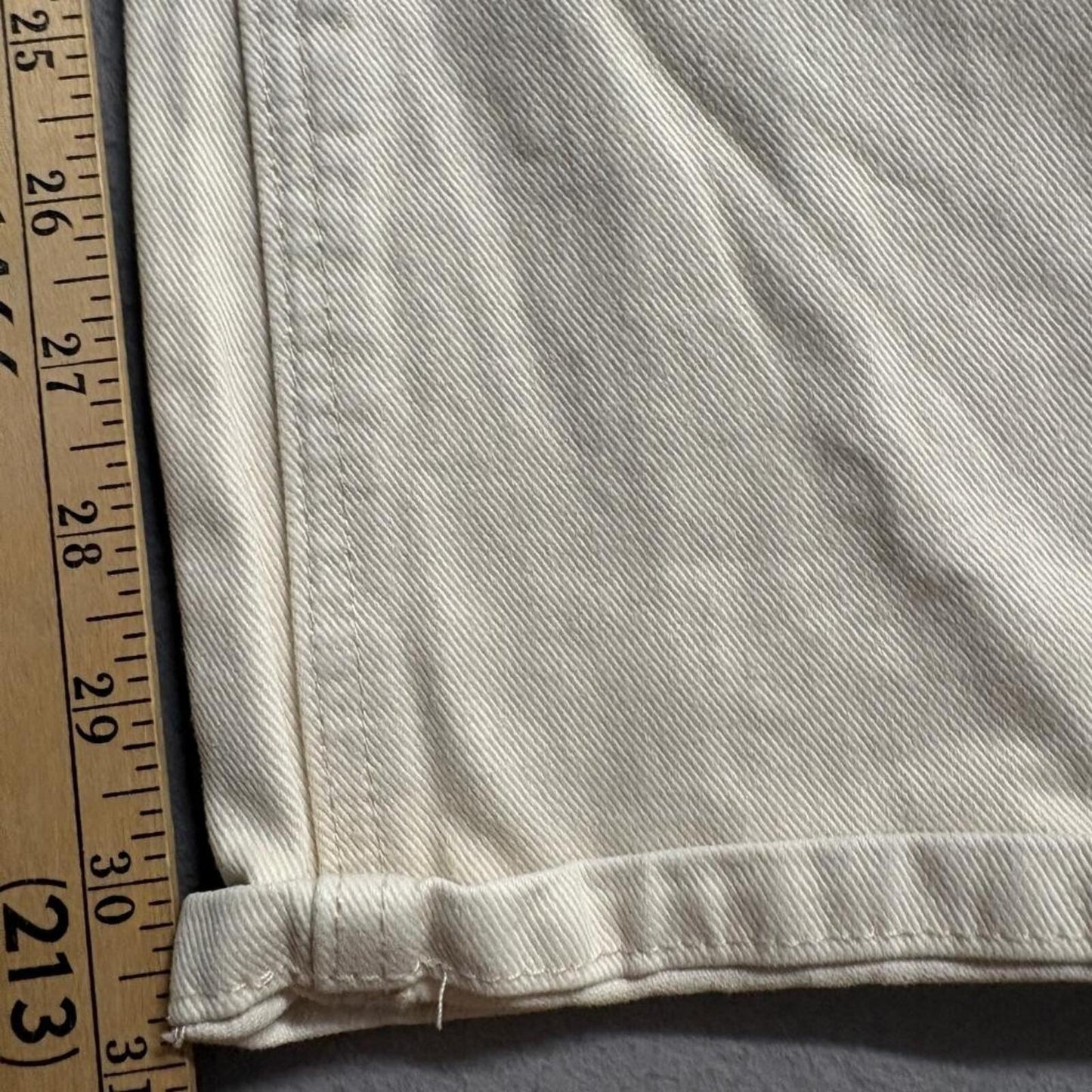 John Galt Brandy Melville Flare Jeans Womens Size S Off White Beige Denim