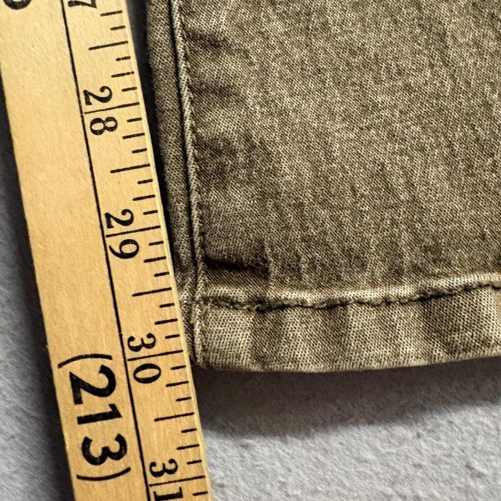 DG2 by Diane Gilman Jeans Womens 6 Brown Denim Embellished Straight Leg Stretch
