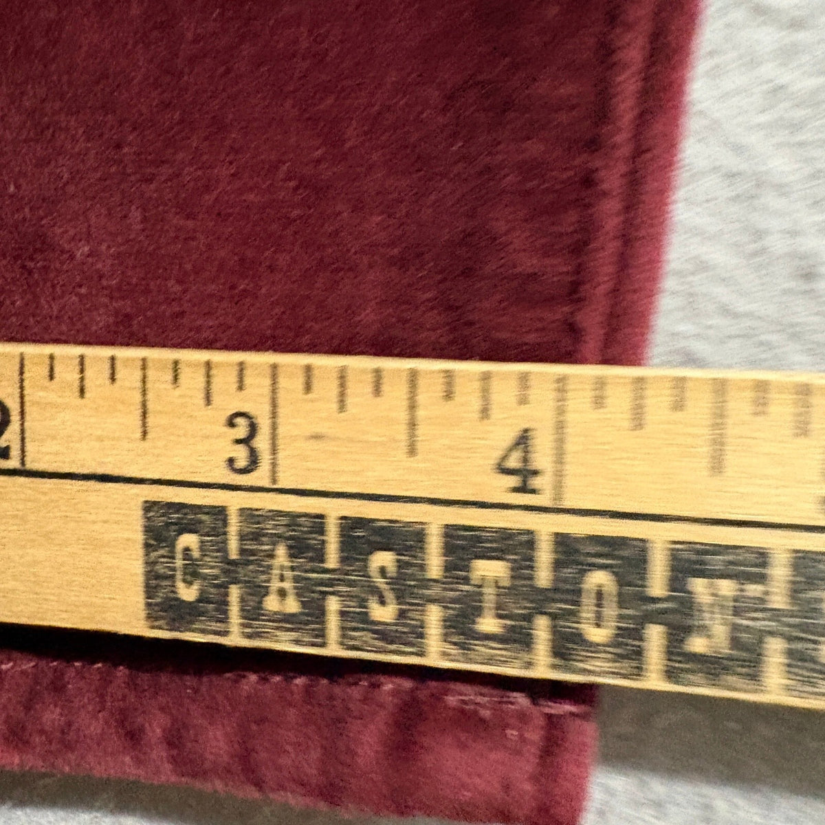 Frame Denim Le High Skinny Velvet Pants Womens 23 Burgundy Pinot Red Corduroy