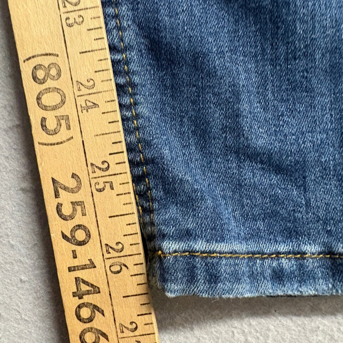 Free People Distressed Skinny Jeans Womens 28R Blue Denim Ripped Knee Stretch