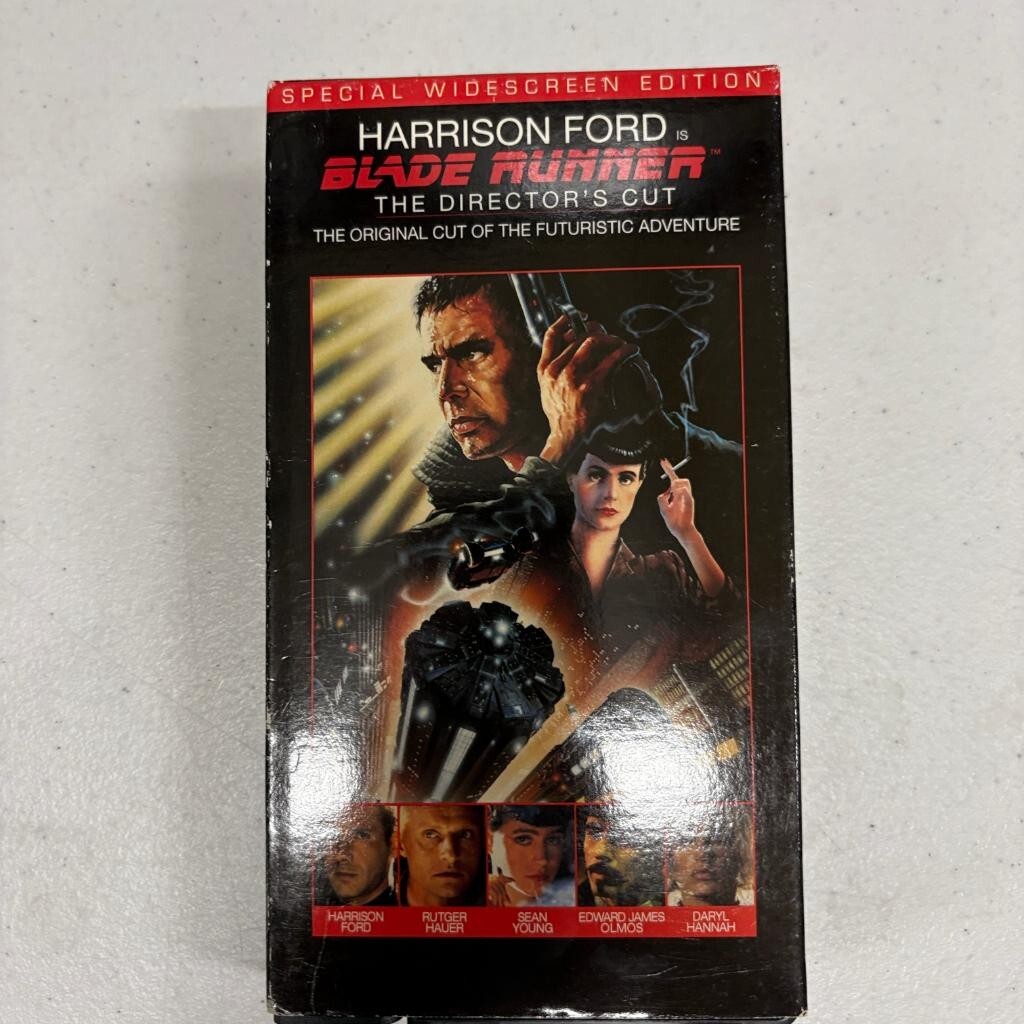 Blade Runner VHS The Directors Cut Special Widescreen Edition Harrison Ford