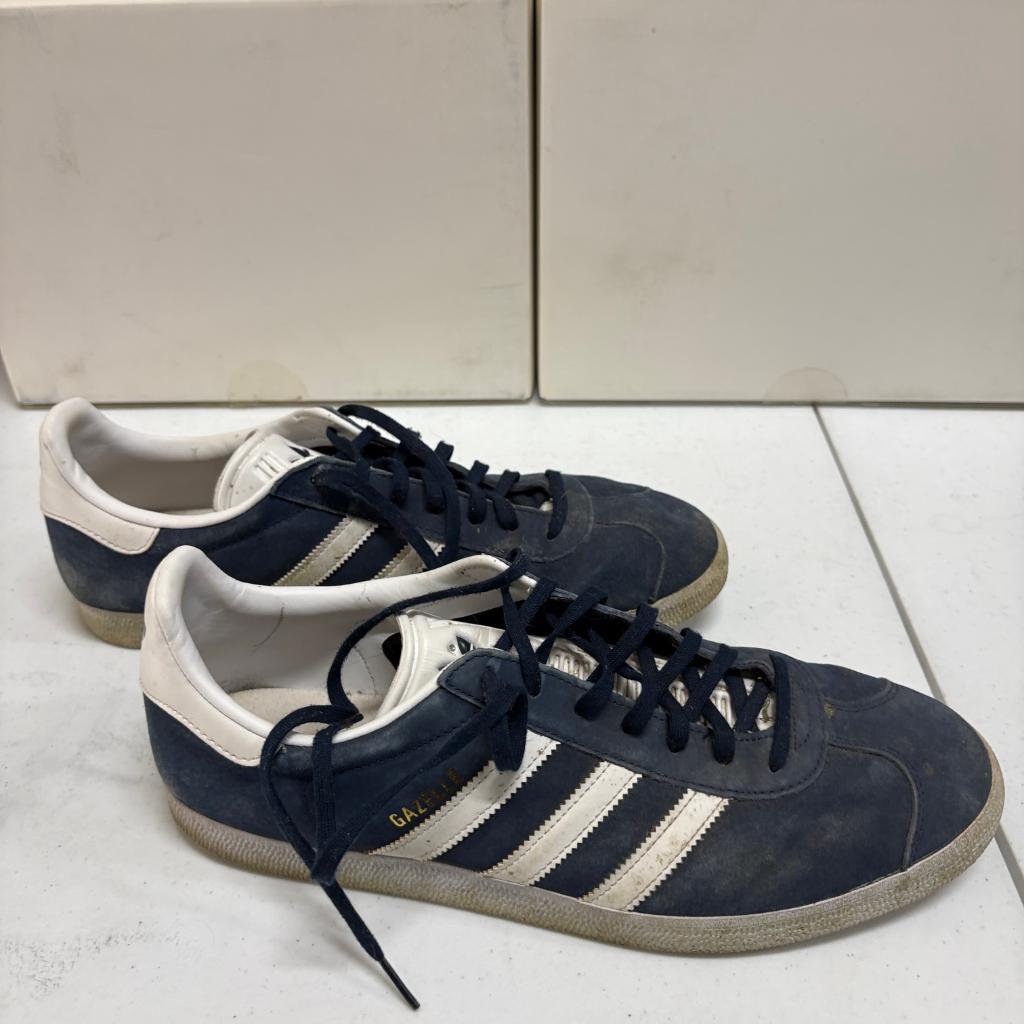 Adidas Gazelle Navy Blue Suede Mens Size 13 Low Top Sneakers BB5478