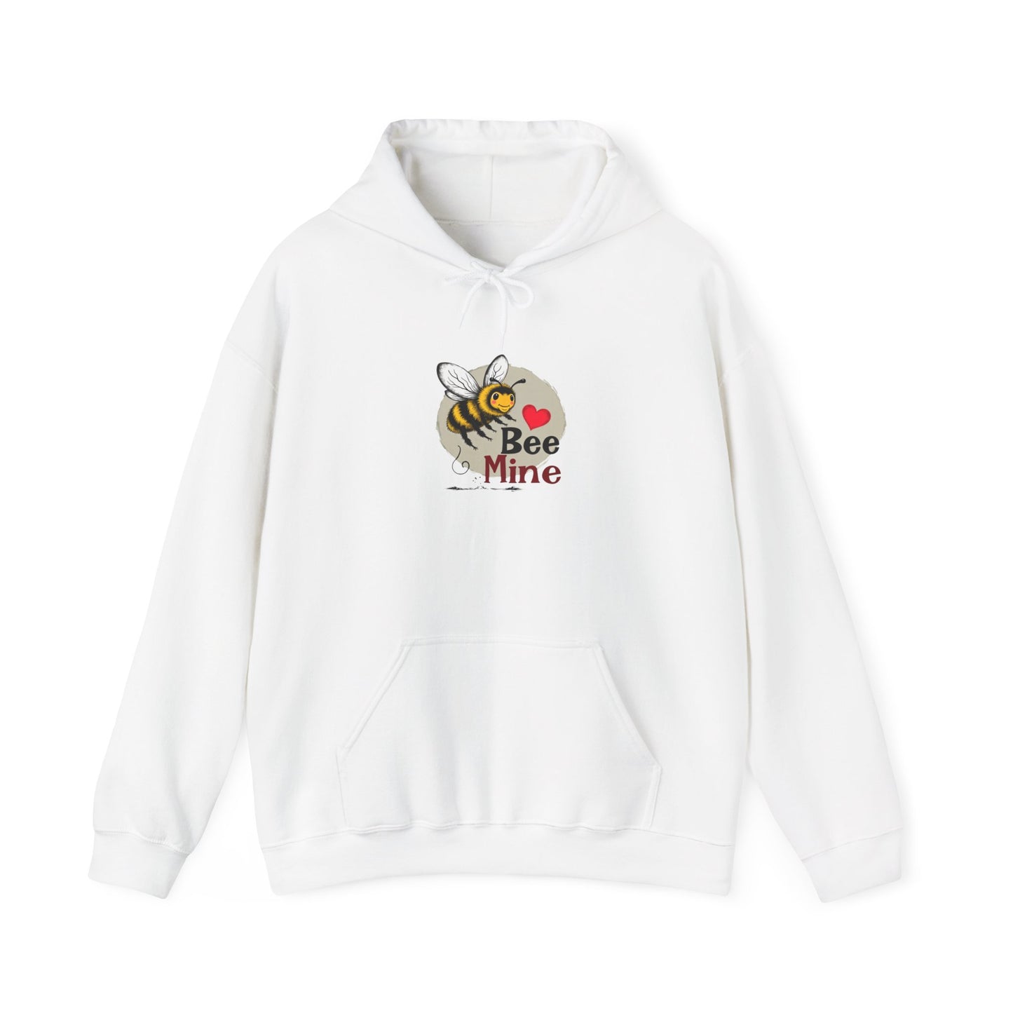 Bee Mine Valentine Day Unisex Heavy Blend™ Hooded Sweatshirt