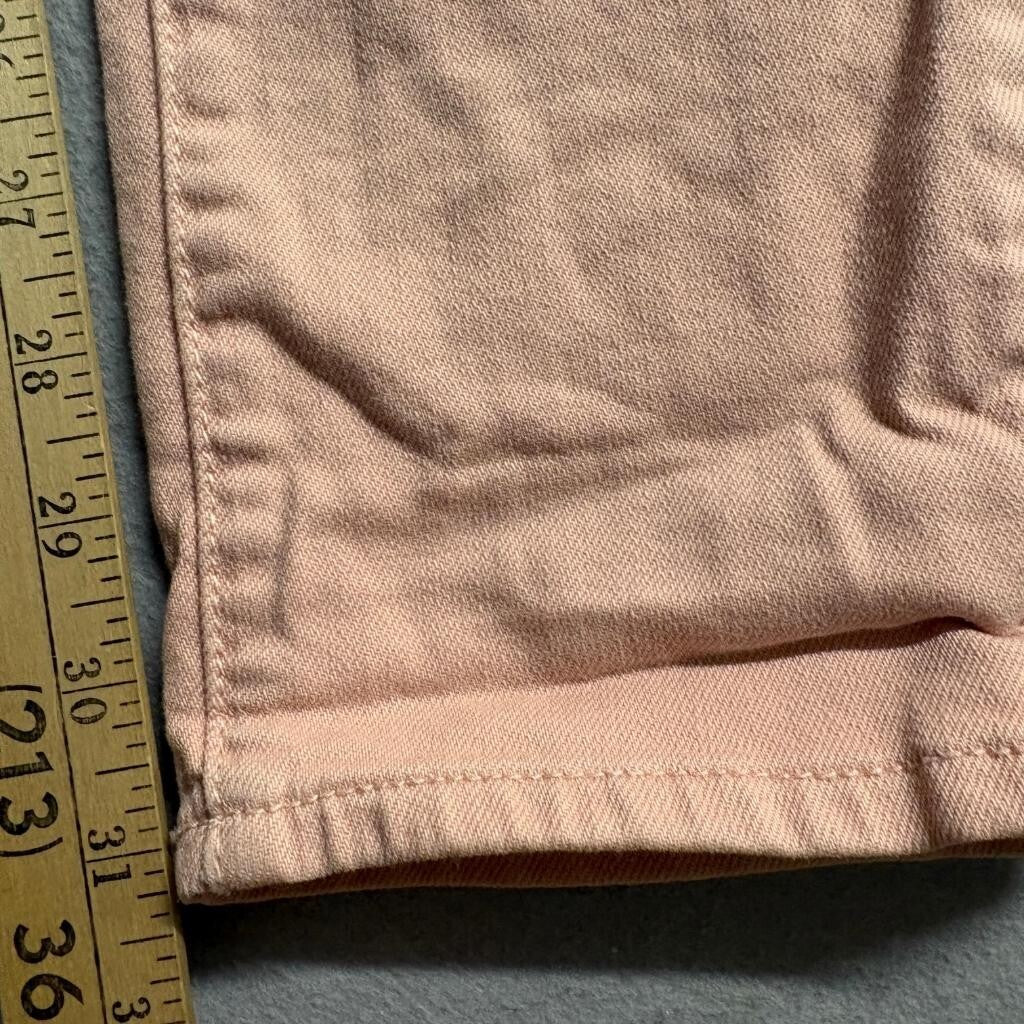 American Eagle Stretch Skinny Jeans Womens 00 Pink Peach Denim Low Rise