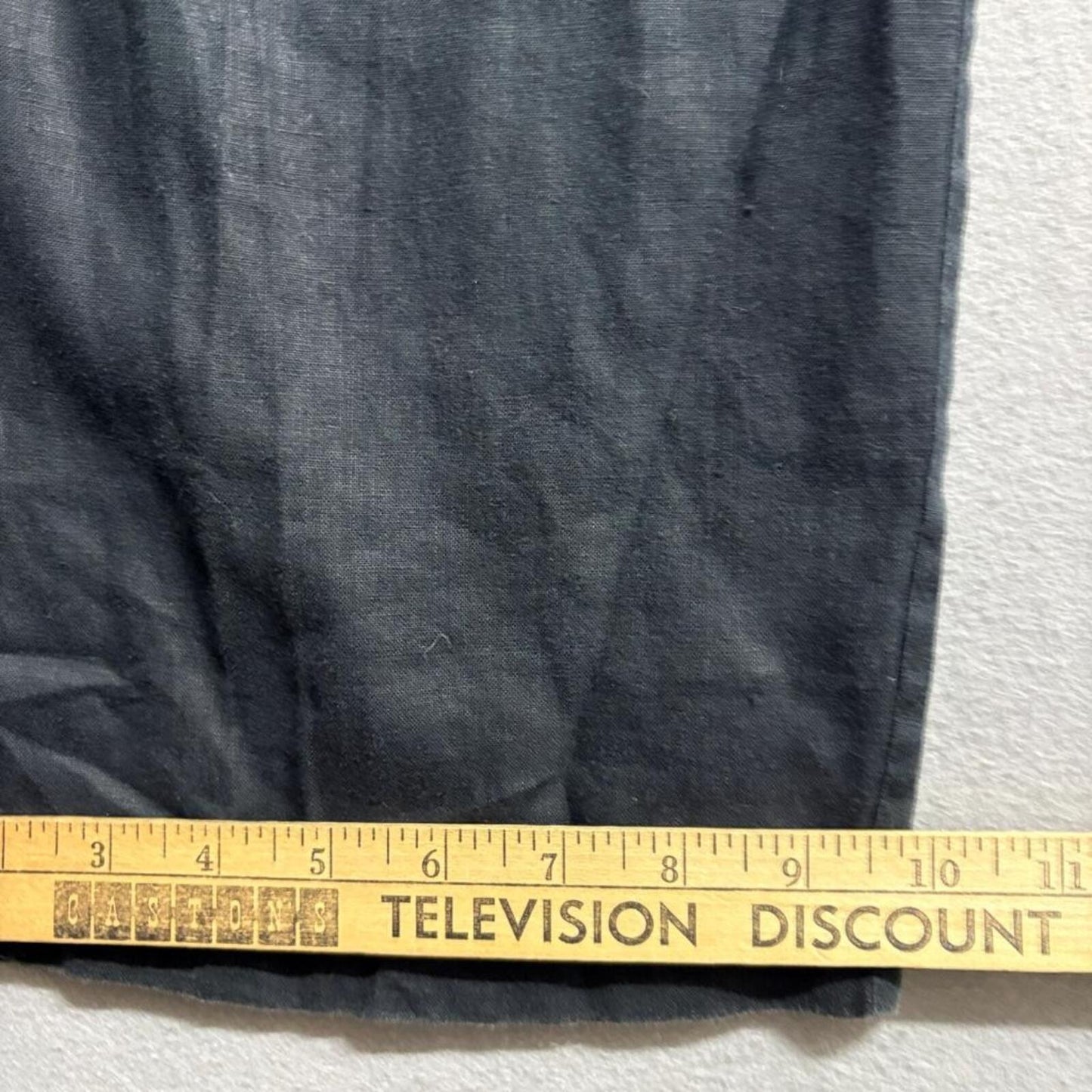 Valerie Stevens Separates Black Linen Pants Womens Plus Size 2X Elastic Waist