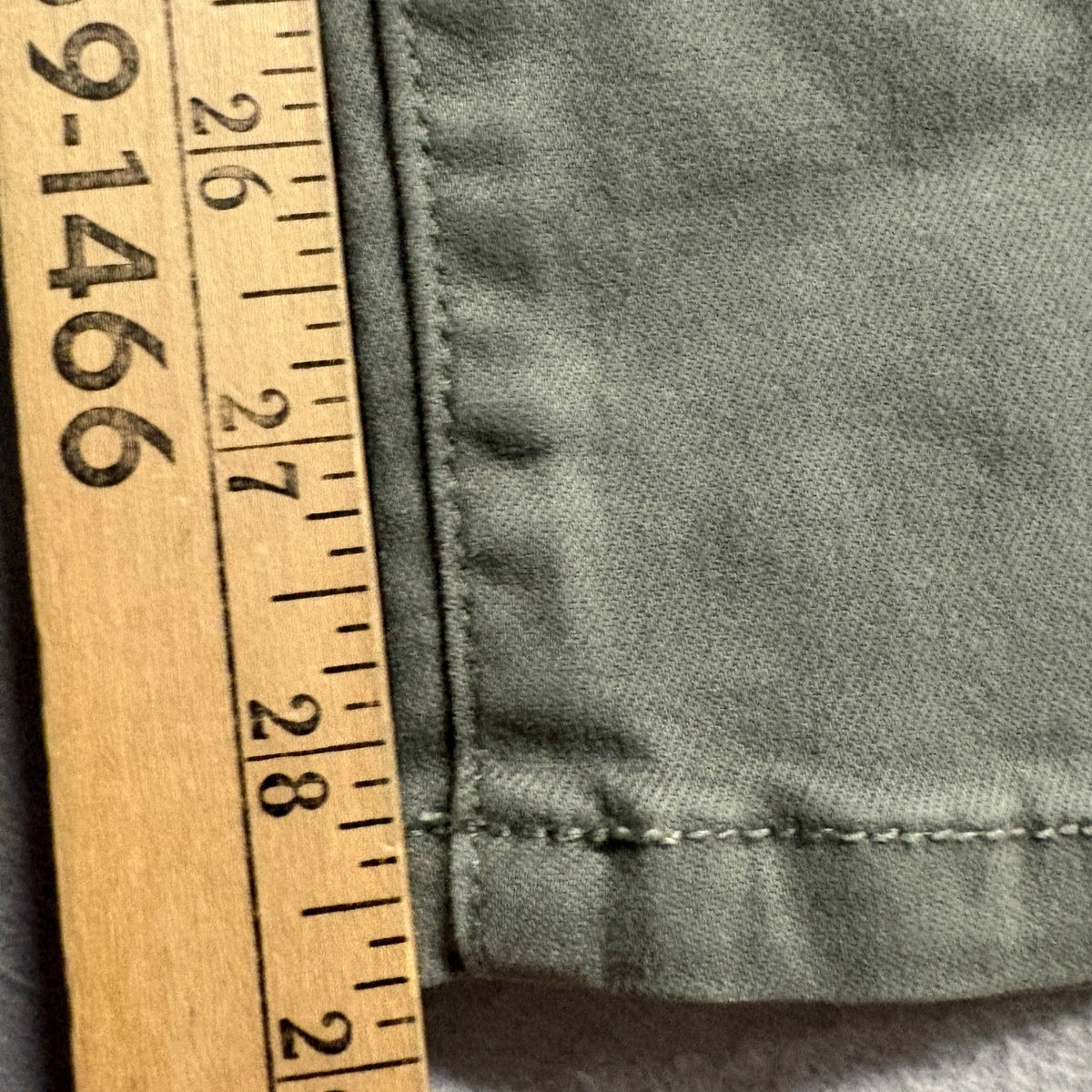 Buffalo David Bitton Hanna High Rise Skinny Leg Pants Size 6/28 Vintage Green