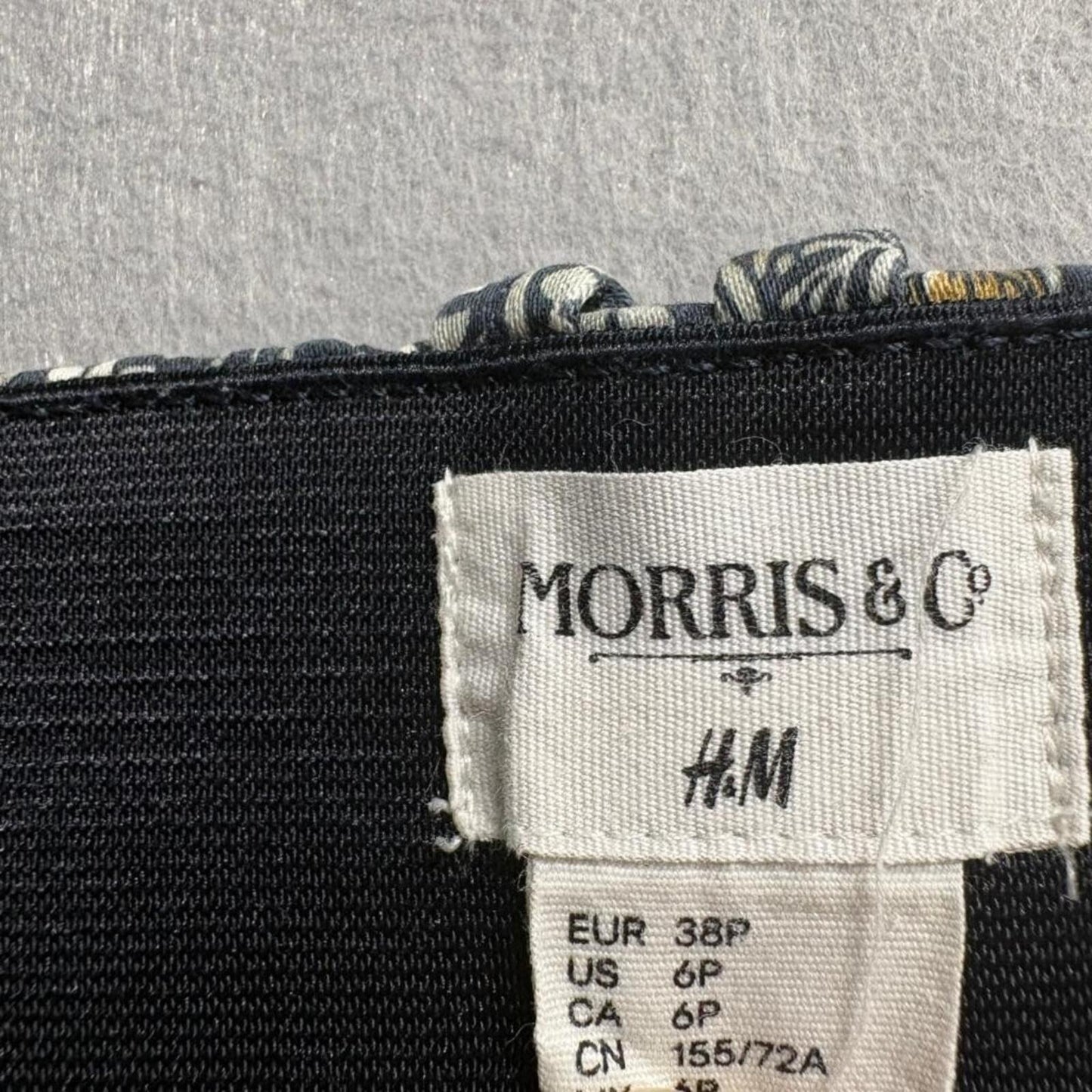 Morris & Co x HM Ankle Pants Womens 6P Floral Tapestry Print Cropped Trousers