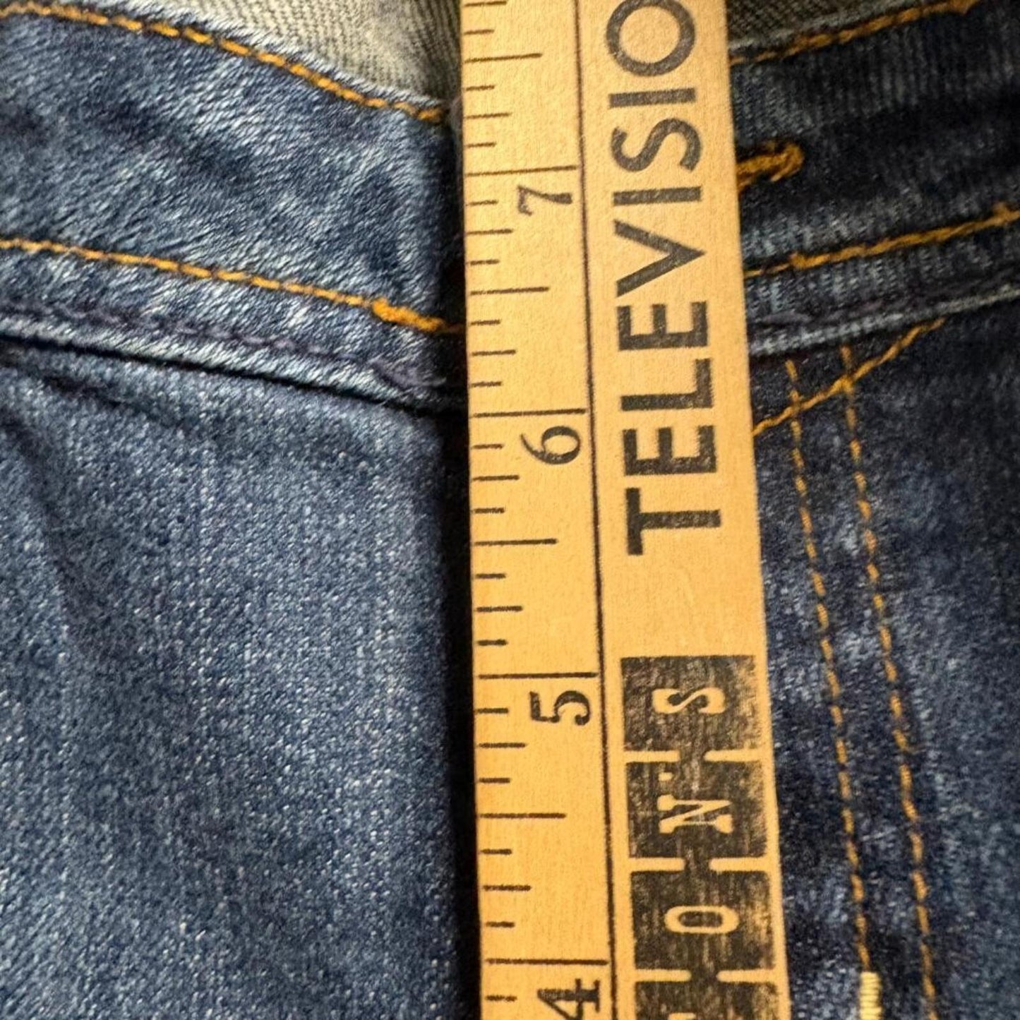 Seven7 Flare Jeans Womens Size 30 Blue Denim Low Rise Medium Wash 31x29