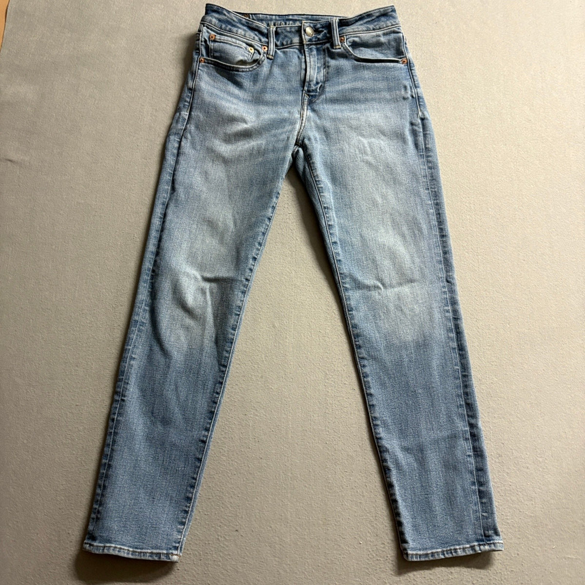 American Eagle Athletic Fit Jeans Womens 29x30 Blue Airflex+ Stretch Denim