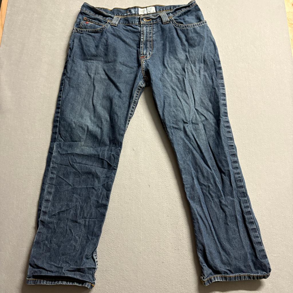 Lapco FR Flame Resistant Jeans Mens 38x32 Blue Denim Work Utility Pants