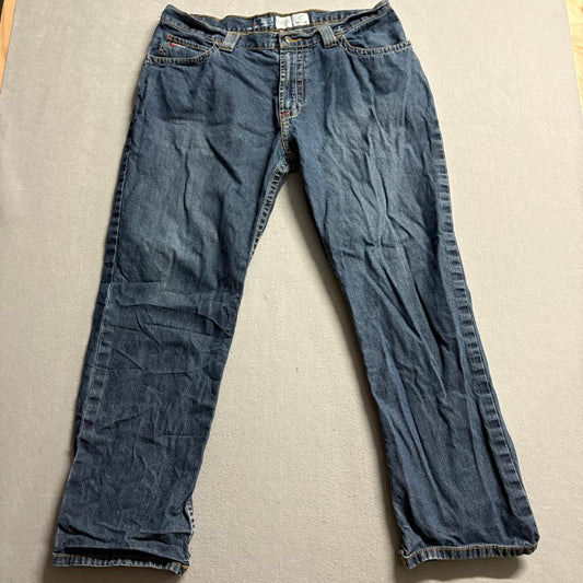 Lapco FR Flame Resistant Jeans Mens 38x32 Blue Denim Work Utility Pants