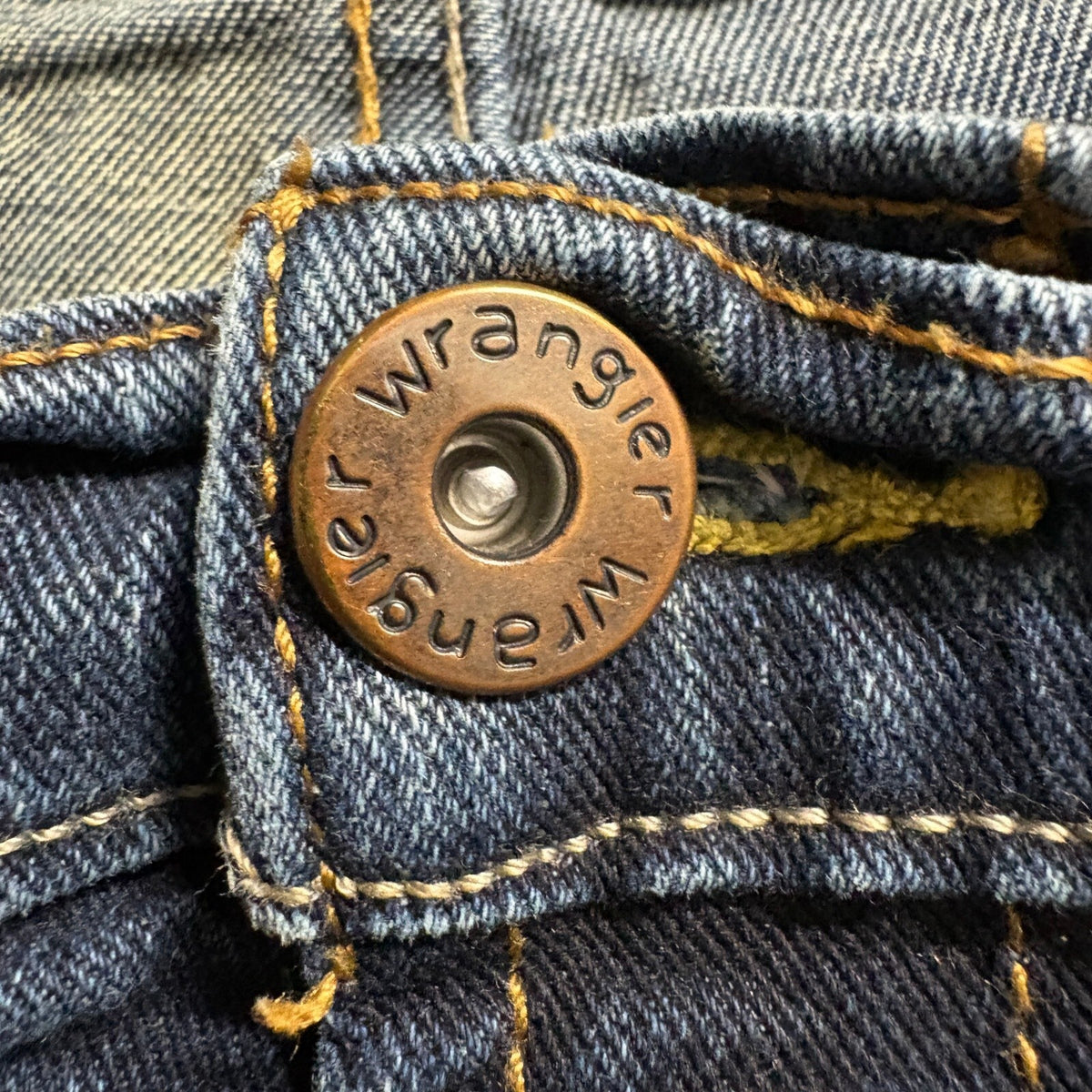 Wrangler Premium Quality Mens Straight Fit Blue Denim Jeans 38 x 30 Stretch