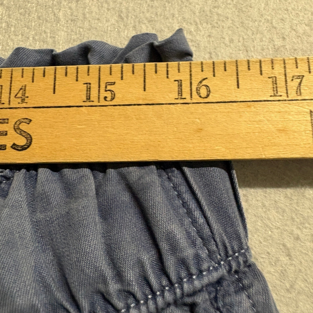 SO Womens High Rise Jogger Pants XL Blue 100% Lyocell Elastic Drawstring Waist