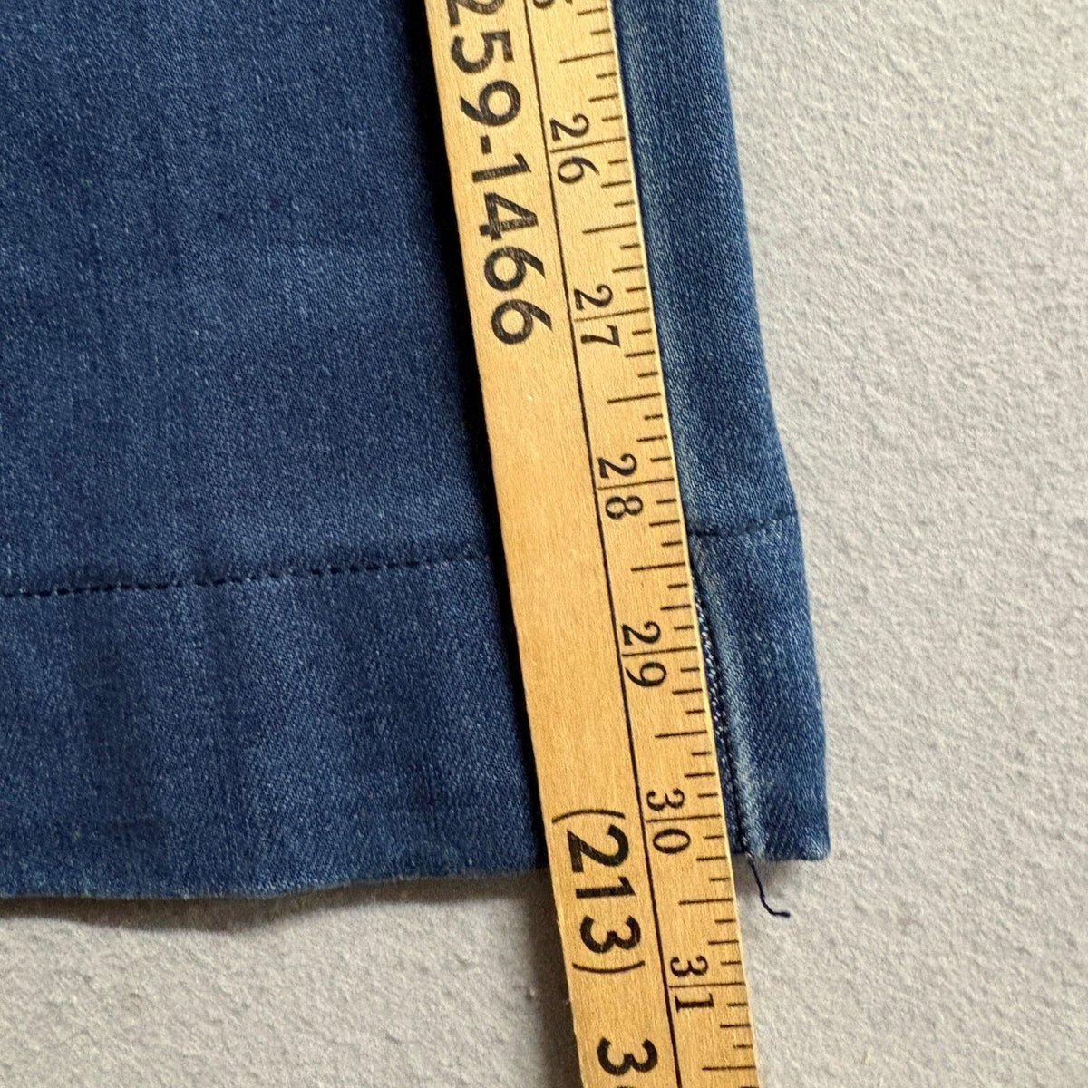 Universal Thread High Rise Wide Leg Crop Jeans Womens 4/27R Blue Denim Belted