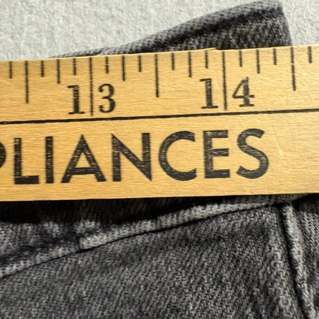 Madewell The Perfect Vintage Jean Womens 28 Gray Charcoal Denim High Rise Slim