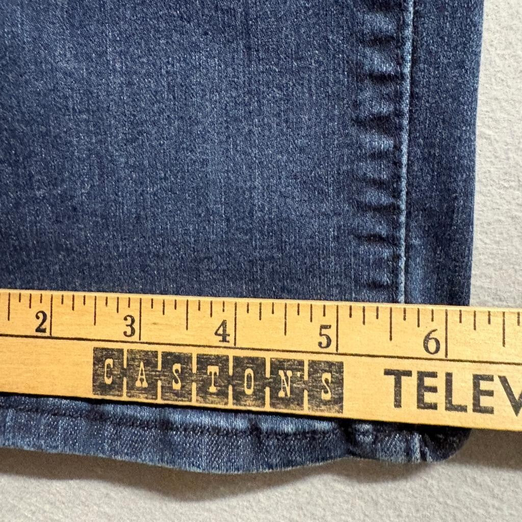 Democracy Ab Solution Jeans Womens 6P Blue Denim Straight Leg Stretch Petite