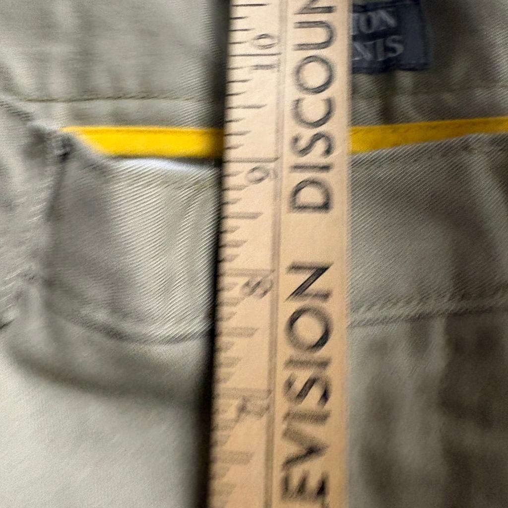 Irvington by Dennis Mens Chino Shorts Size 28 Khaki Tan Flat Front Casual