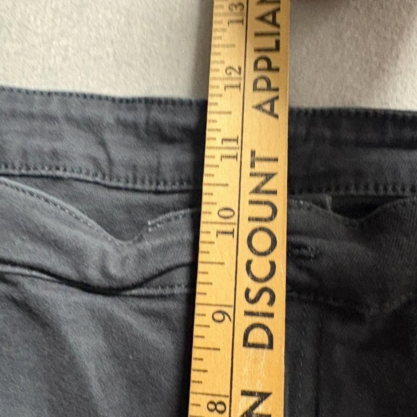 Wulful Mens Size 38 Gray Denim Jeans Straight Leg Casual Pants