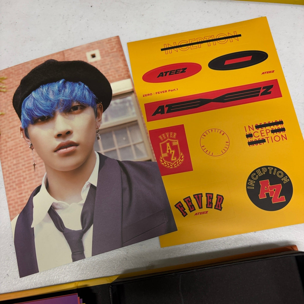 ATEEZ Zero Fever Part 1 CD Album Inception Version K-Pop Photobook Stickers