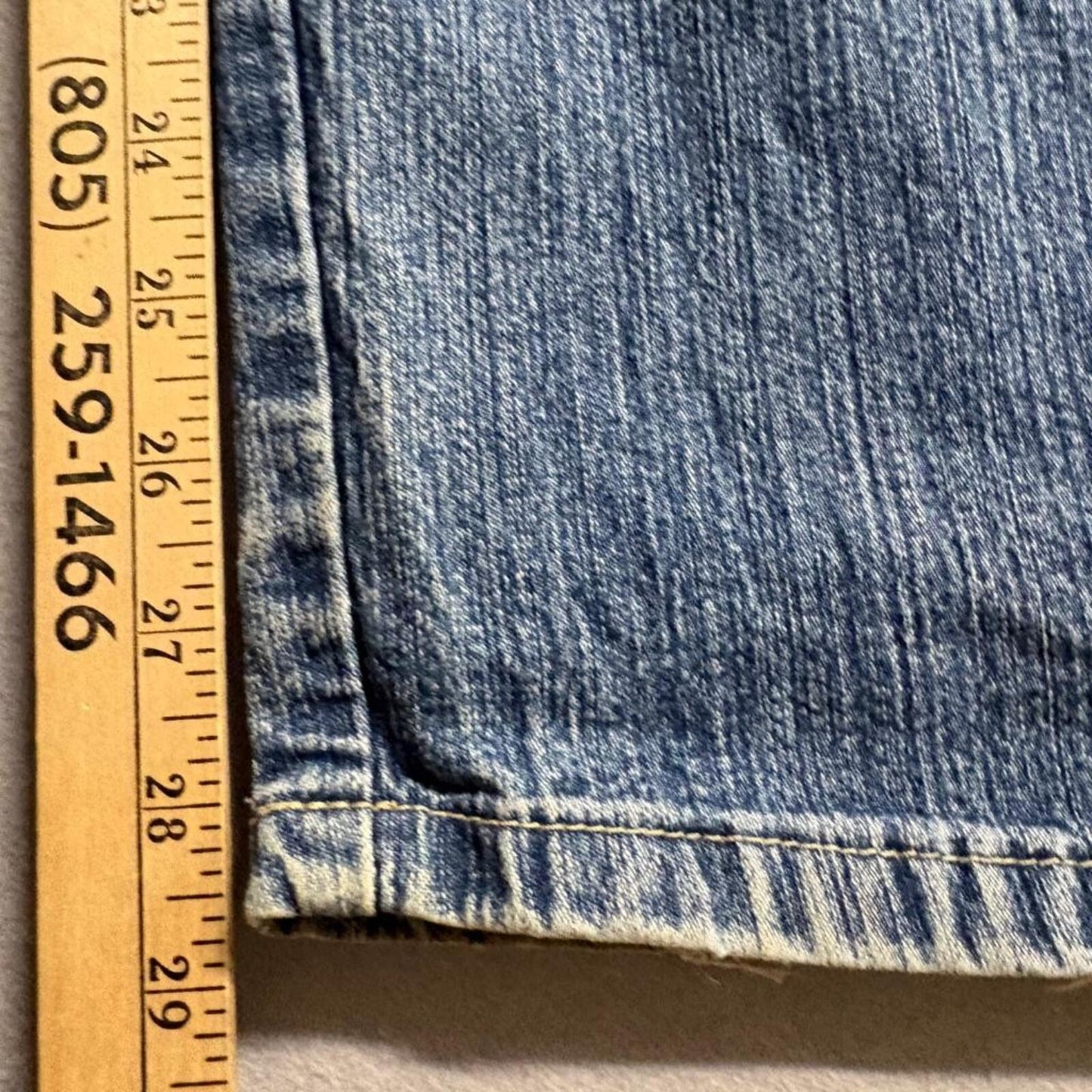 Gloria Vanderbilt Amanda Jeans Womens 12 Average Blue Denim Straight Leg Stretch