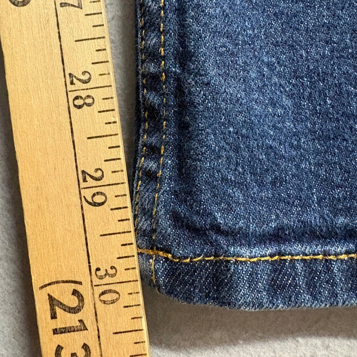 Dickies Womens Denim Jeans Size 5 Blue Medium Wash Straight Leg Work Casual