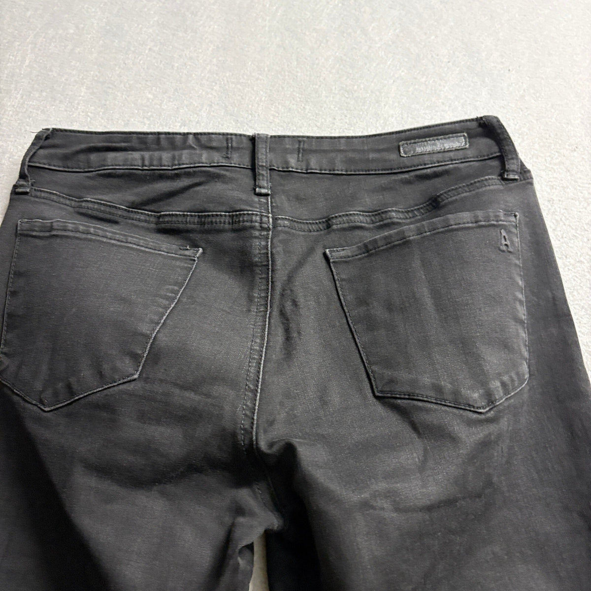 Articles of Society Womens Flare Jeans Size 30 Black Stretch Bootcut Denim Pants